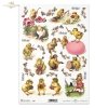 Easter, chickens, flowers, spring, eggs, Easter eggs, R284